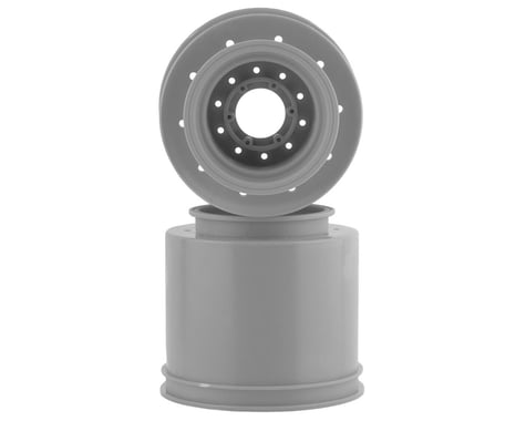 JConcepts Aggressor 2.6x3.8" Monster Truck Wheel (Silver) (2) w/17mm Hex