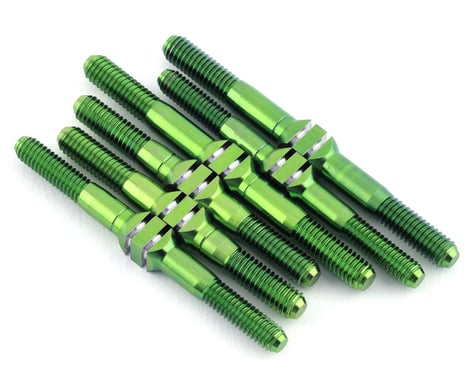 J&T Bearing Co. TLR 8X Titanium "Milled" Turnbuckle Kit (Green)