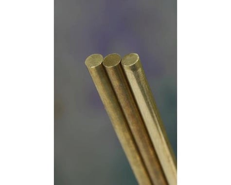 K&S Engineering Solid Brass Rod 36",3/32"(5)