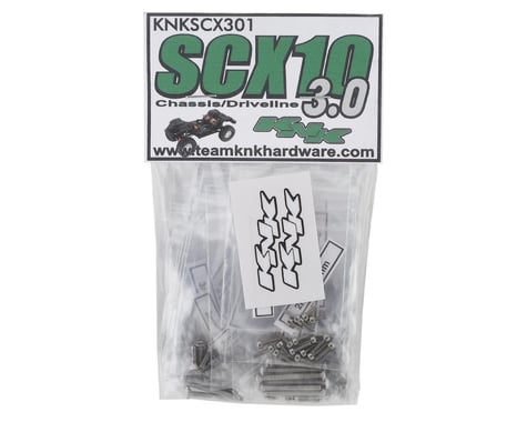 Team KNK Axial SCX10 III Stainless Hardware Kit (Chassis/Driveline)