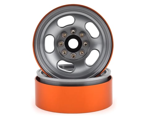 Team KNK 5 Slot 1.9 Aluminum Beadlock Wheel (Natural) (2)