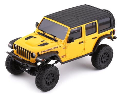 Kyosho MX-01 Mini-Z 4X4 Readyset w/Jeep Wrangler Body (Yellow)