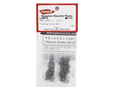 Kyosho ZX7 Titanium Screw Set (45)