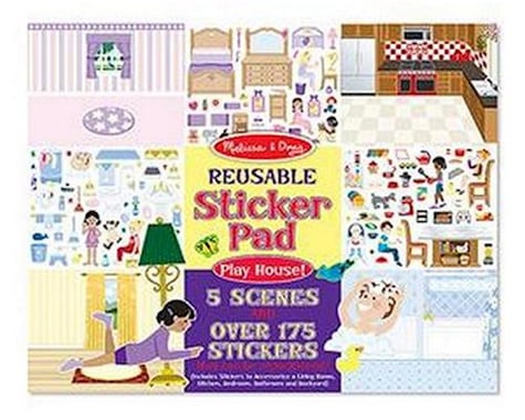 Melissa & Doug  Reusable Sticker Pad Play House