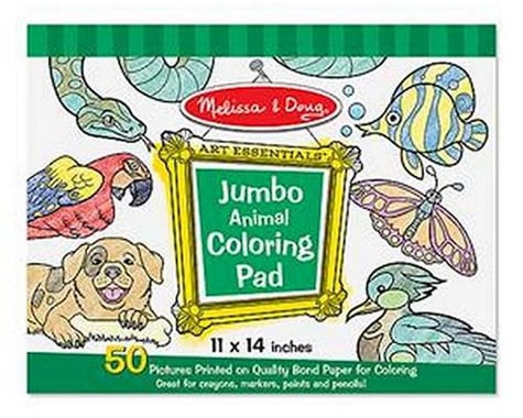 Melissa & Doug  Jumbo Coloring Pad Animals