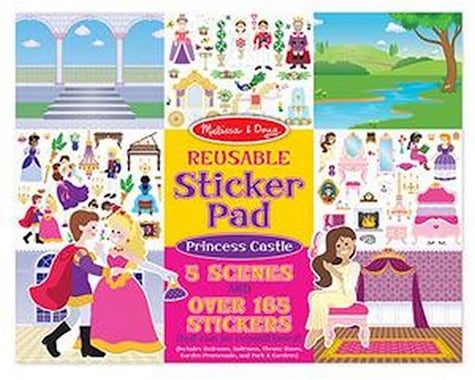 Melissa & Doug  Reusable Sticker Pad Princess Cast