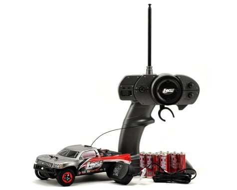 Losi 1/24 4WD Short Course Truck RTR (Grey/Black/Red)