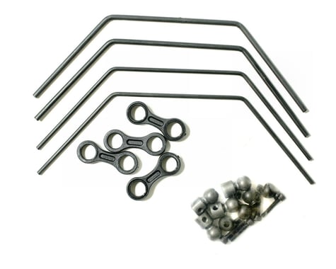 Losi Front/Rear Sway Bar Kit (LST, LST2).