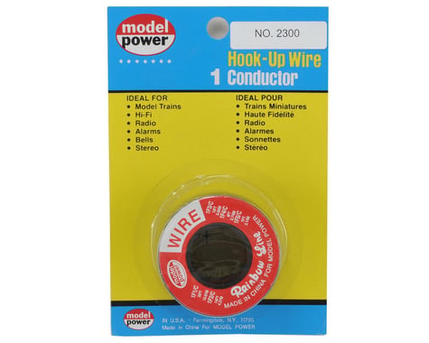Model Power 1-Conductor Wire Roll (Black) (35')