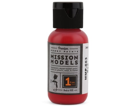 Mission Models Red Acrylic Hobby Paint (1oz)