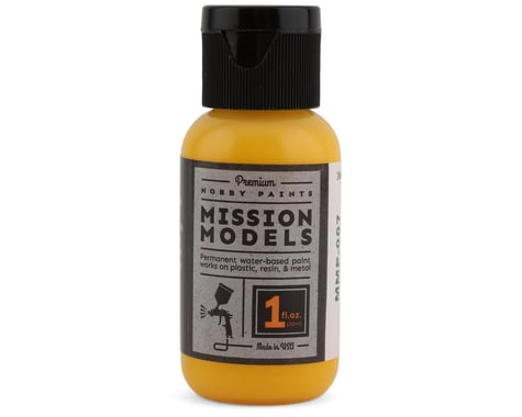 Mission Models Yellow Acrylic Hobby Paint (1oz)