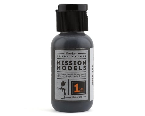 Mission Models Worn Black Grey Tires/Camo Acrylic Hobby Paint (1oz)