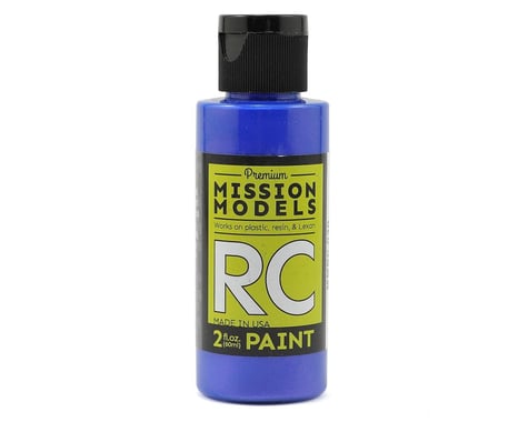 Mission Models Iridescent Blue Acrylic Lexan Body Paint (2oz)