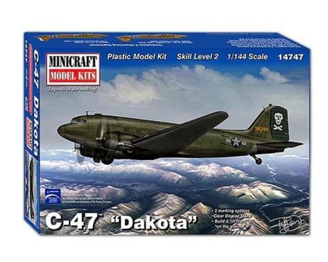 Minicraft Models 1/144 C47 Dakota Aircraft