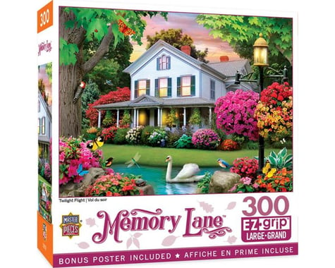 Masterpieces Puzzles & Games 300Puz Swan, Pond, House Ezgrip Puzzle