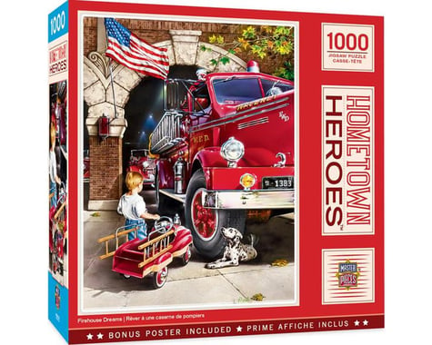 Masterpieces Puzzles & Games 1000Puz Hometown Heroes Firehouse Dreams