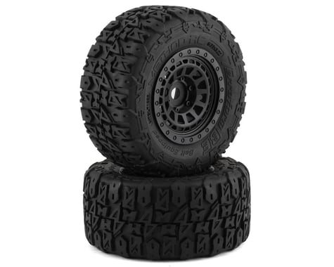 Method RC Terraform Belted Pre-Mount 1/8 Monster Truck Tires (Black) (2 ...