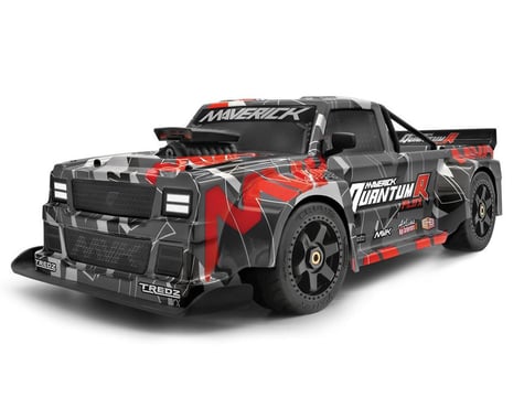 Maverick QuantumR Flux 4S 1/8 4WD Race Truck -  Grey / Red