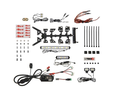 MyTrickRC Attack Off-Road 1252 Light Kit w/DG-1 Controller, 5" & 2" Light Bars,