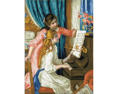 Needle Art World Girls At The Piano Renoir