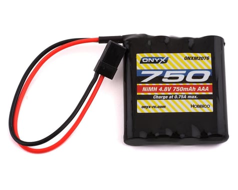 Onyx 4-Cell AAA Flat NiMH Receiver Battery (4.8V/750mAh)