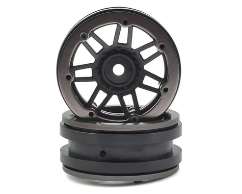 Pit Bull Tires Raceline #931 Injector 1.9 Beadlock Wheel (Black/Gun Metal) (2)