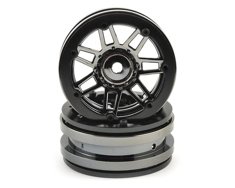 Pit Bull Tires Raceline #931 Injector 1.9 Beadlock Wheel (Gun Metal/Black) (2)