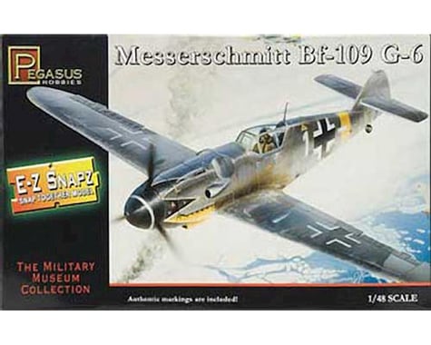 Pegasus Hobbies  1/48 Messerschmitt Bf-109G6 E-Z Snap