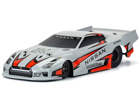 Protoform Nissan GT-R R35 1/10 No Prep Drag Racing Body (Grey) (Tough-Color)
