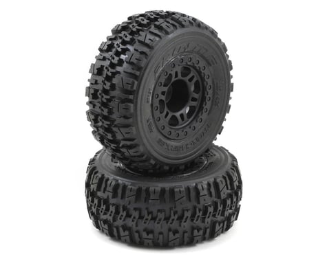 Pro-Line Trencher X SC Tires w/Split Six Wheels (2) (Black) (Slash Front) (M2)