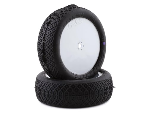 Pro-Line Electron 2.2" 2WD Front Buggy Pre-Mounted Tires (2) (White) (MC)