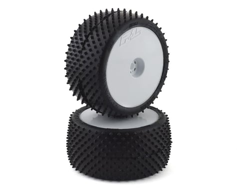 Pro-Line Pyramid 2.2" Rear Buggy Pre-Mounted Carpet Tires (White) (2) (Z3)