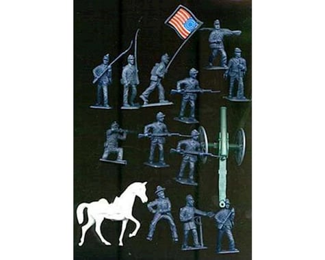 BMC Toys 54mm Gettysburg Union Figure Playset (12pcs) (Bagg