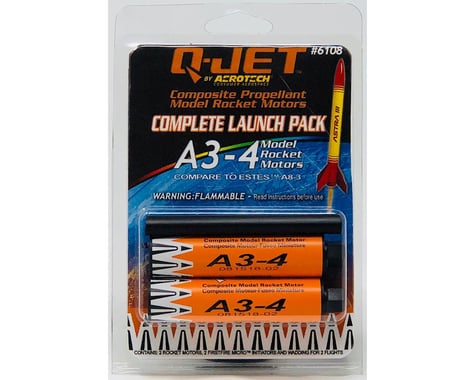 Quest Aerospace A3-4 (2-pack) Model Rocket Motors