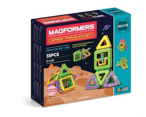 Rainbow Products MAGFORMERS Space Traveler Set (35 Piece)