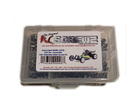 RC Screwz Associated B4 / B4.1 Stainless Steel Screw Kit
