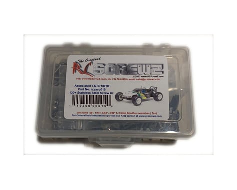 RC Screwz T4/T4.1 Stainless Steel Screw Kit