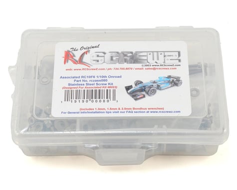 RC Screwz Associated RC10F6 Stainless Steel Screw Kit