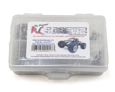RC Screwz RedCat Racing Earthquake 3.5 Stainless Steel Screw Kit