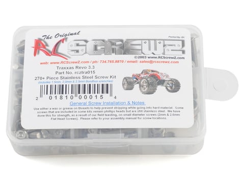 RC Screwz Traxxas Revo 3.3 Stainless Steel Screw Kit