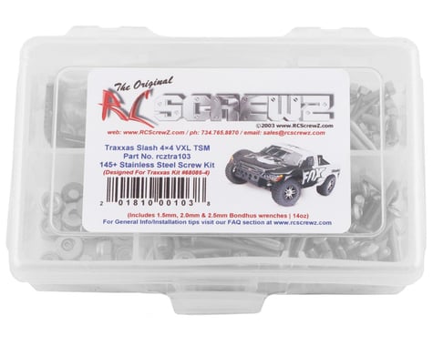 RC Screwz Traxxas Slash 4x4 VXL Stainless Steel Screw Kit