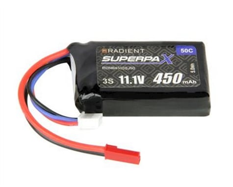 Radient 3S 50C LiPo Battery (11.1V/450mAh)