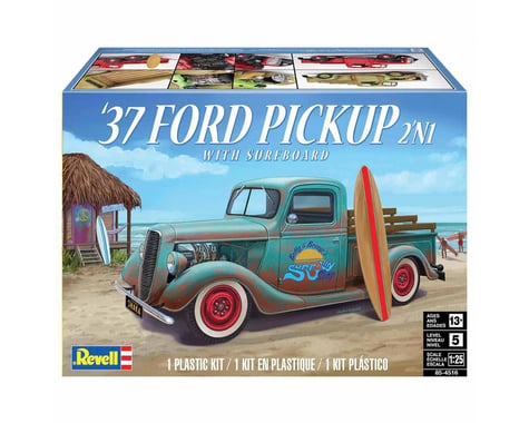 Revell 1/25 37 Ford Pickup 2 n 1 with Surfboard