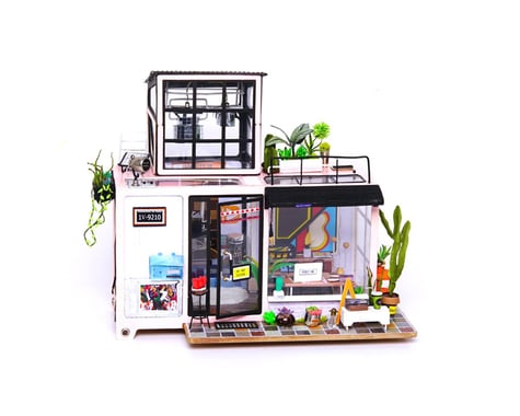 Robotime Rolife Miniature Dollhouse Wooden DIY Dollhouse Kit - Kevin's Studio