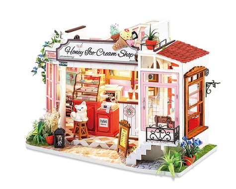Robotime DIY House; Honey Ice-cream Shop