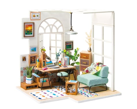 Robotime Rolife Miniature Dollhouse-DIY Wooden House Kit- Soho Time