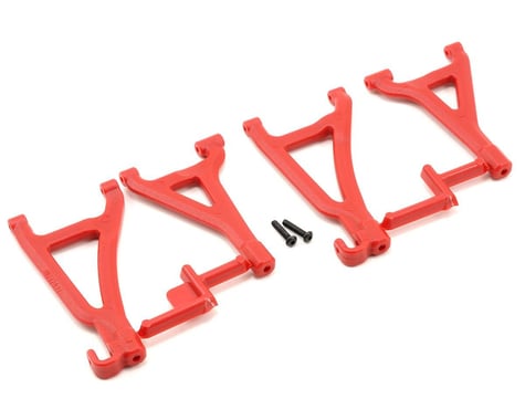 RPM Front Upper & Lower A-Arm Set (1/16 E-Revo) (Red)