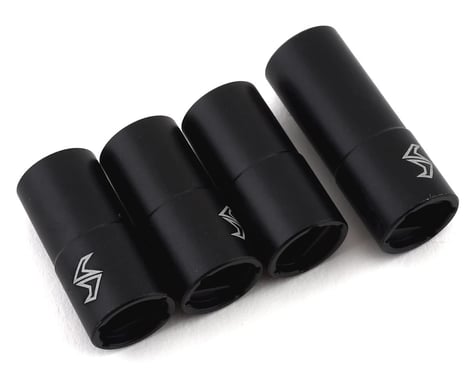 Samix SCX10 III Aluminum Outer Driveshaft (Black) (4)