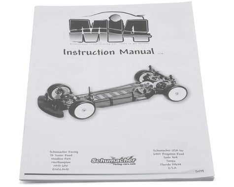 Schumacher Mi4 Instruction Manual