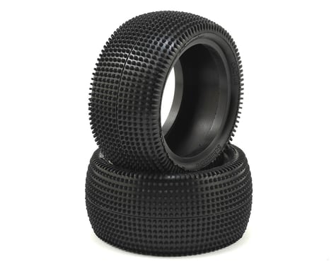 Schumacher Cactus 2.2" Rear 1/10 Buggy Carpet Tire (2) (Silver)